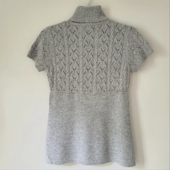 NWOT Michael Kors Gray Turtleneck Sweater, Size S - Picture 2 of 12